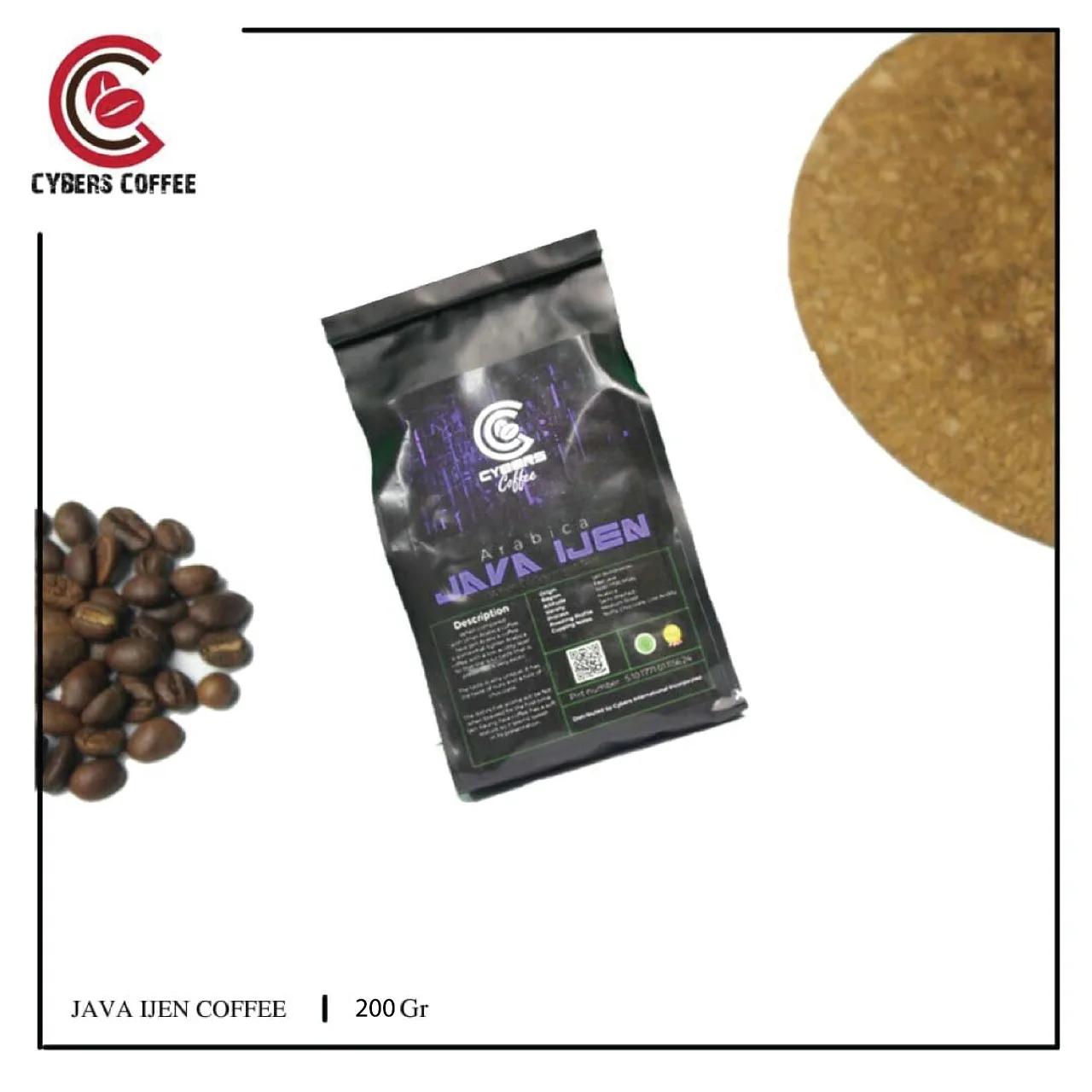 INDONESIA ARABICA COFFEE JAVA IJEN  200 Gr