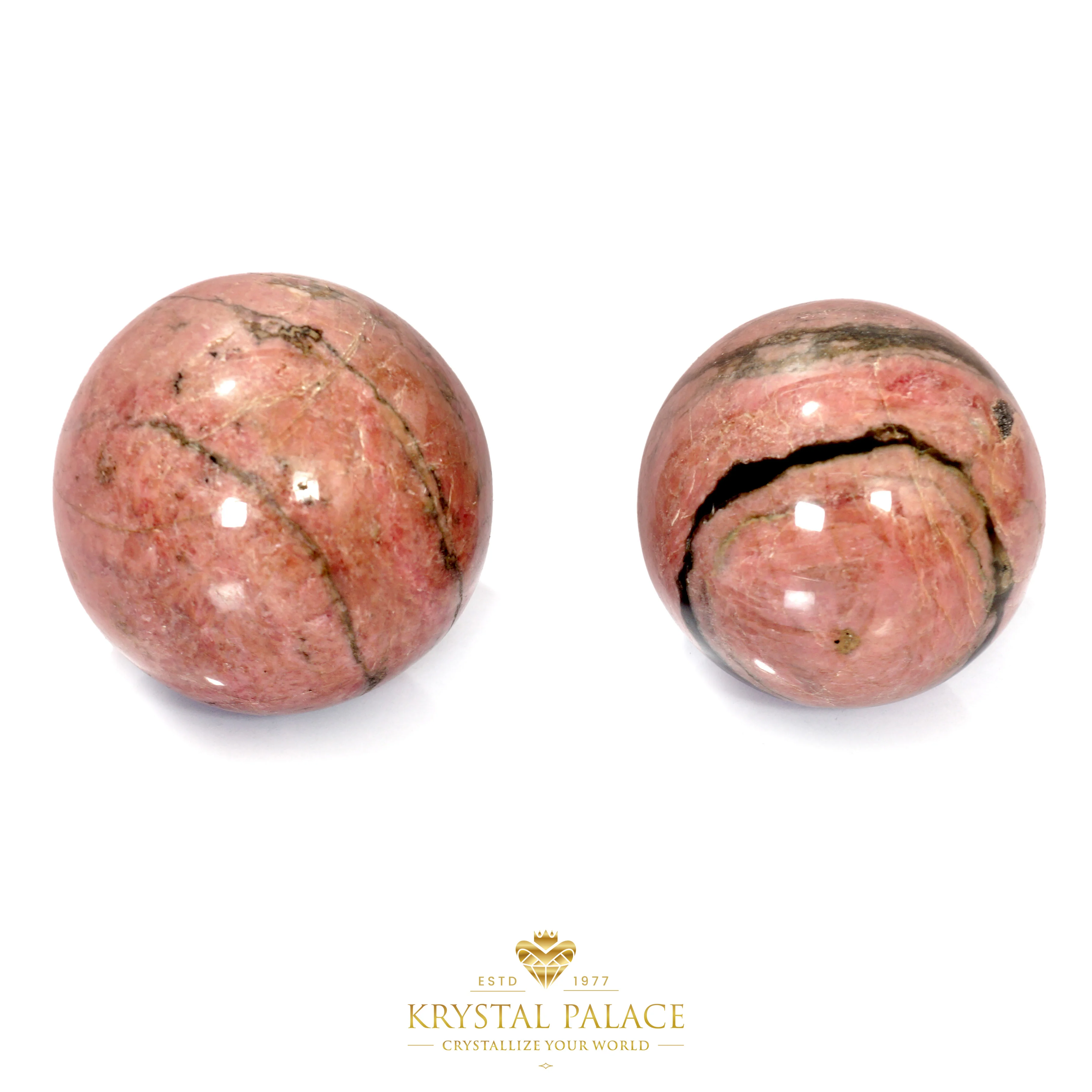 
 Оптовая продажа, натуральный хрустальный шар из родонита | Хрустальный шар из агата для продажи от KRYSTALPALACE  