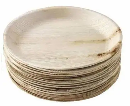 Longleef Party Plates Compostable Eco Friendly 10 Inch Square Biodegradable Areca Disposable Palm Leaf Plates