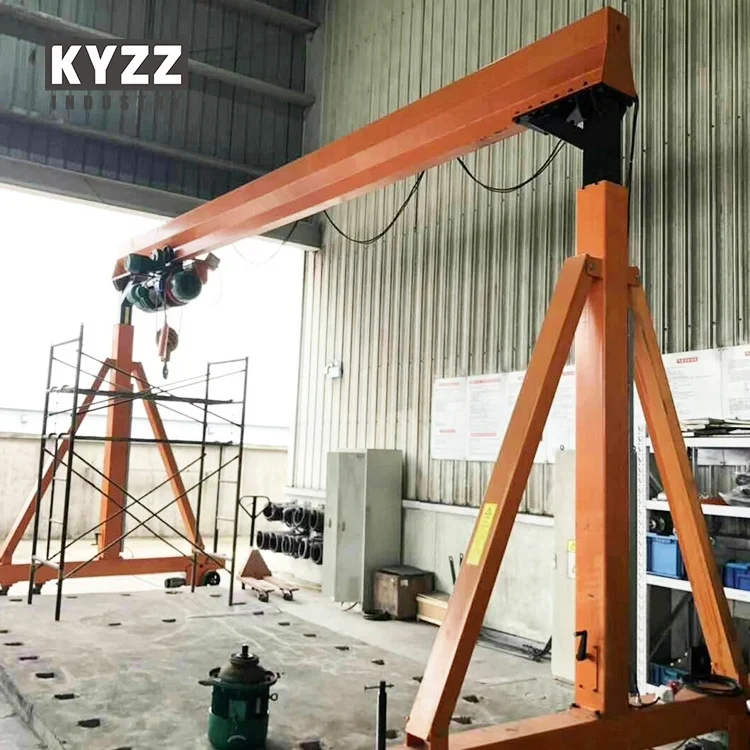 0.5T 1T 2T 3T 5T 7.5T 10T Portable Mini Lifting Marble Gantry Crane For Marble Granite