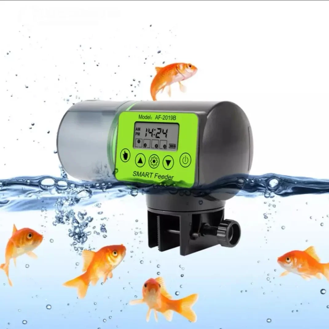 
Cool Automatic Fish Feeder Digital Fish Tank Aquarium Electrical Plastic Timer Feeder Food Feeding Dispenser Tool Fish Feeder 