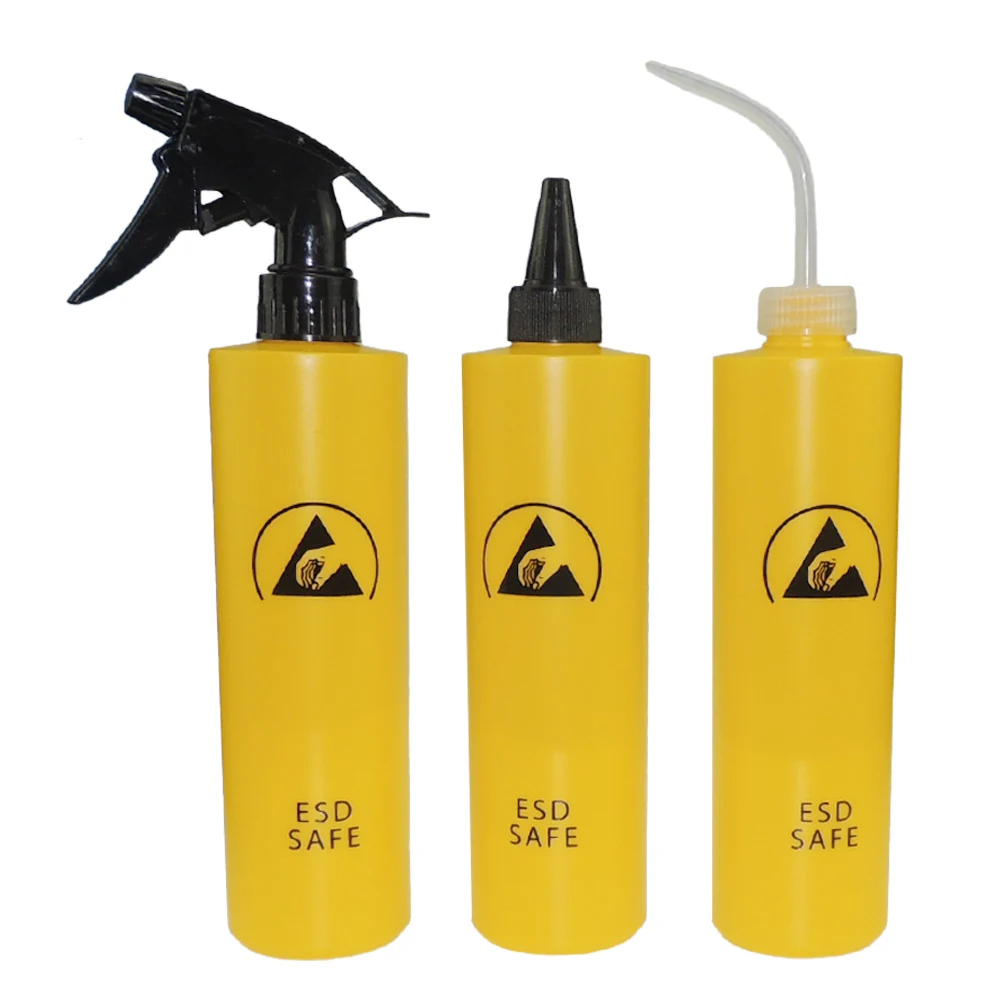 Anti static bottle ESD Alcohol Bottle Solvent Dispenser