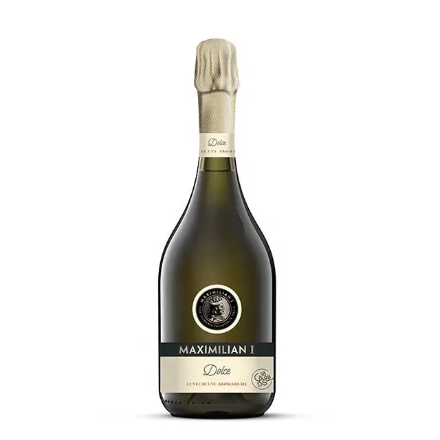 Italian Sparkling Wine - Maximilian Dolce - Maximilian l. - Glass Bottle 0,75 - Color: Golden straw yellow - Palate: Dry