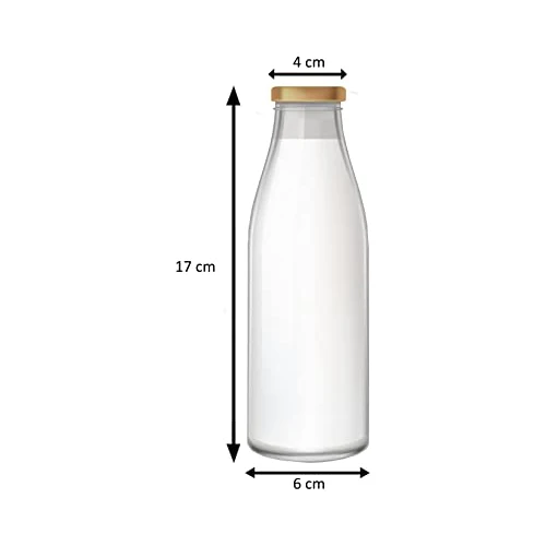 Unique Quality Of Clear Transparent Glass Bottles With Metal Cap 100ml 200ml Customized Size Bulk Quantity