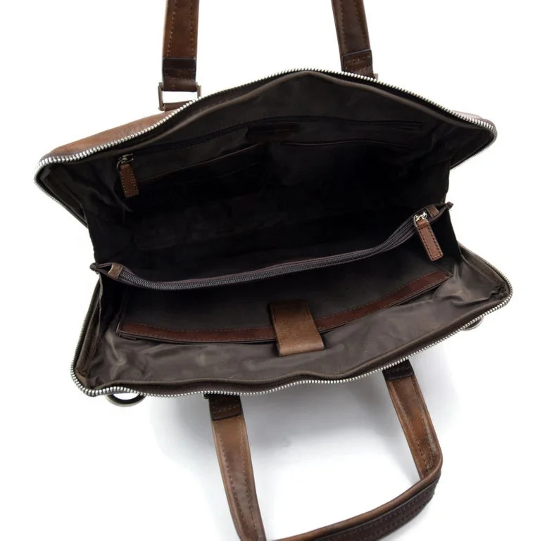 Leather Notebook Satchel Tablet Ladies Handbag Shoulder Messenger Cross body Business Executive Bag IHS-0428