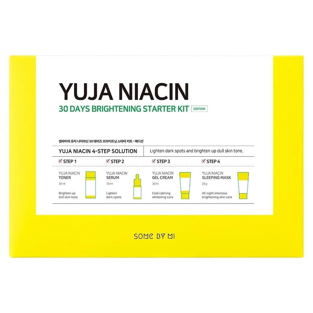[Некоторое от MI] Yuja Niacin 30 дней OBM OEM ODM Осветляющий стартовый комплект выпуск корейский косметический набор для взрослых женщин