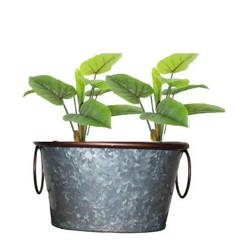 Outdoor Indoor Large Garden Patio Planters Pot for Hotels Home Farmhouse Villa Garden Meta Flower Planter For Modern Home