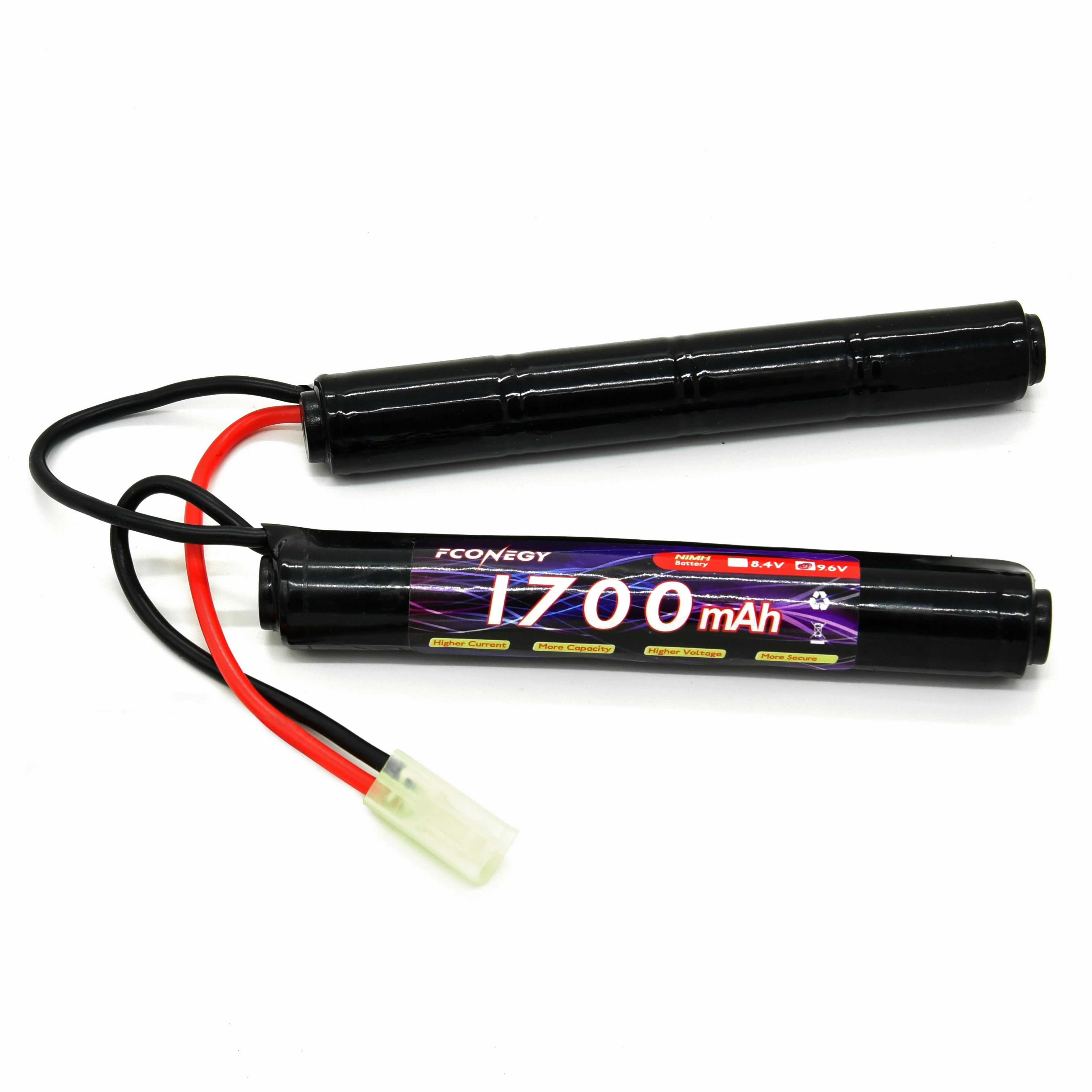 Аккумуляторная батарея Fconegy 2/3a1600 2/3a1700 9 6 в NiMH нунчак или бабочка с разъемом Mini Tamiya Deans для страйкбольных