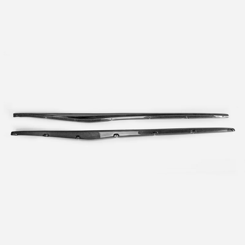 for Nissan 2009 on wards 370Z Z34 Side Skirts Step Extension Carbon Fiber