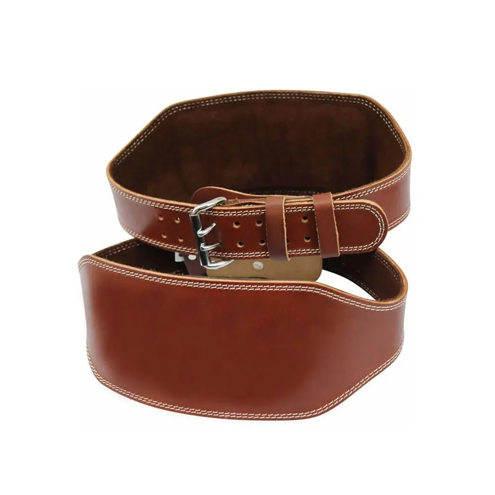 Durable Custom Weight Lifting Belt Powerlifting Cowhide Leather Gym Belt