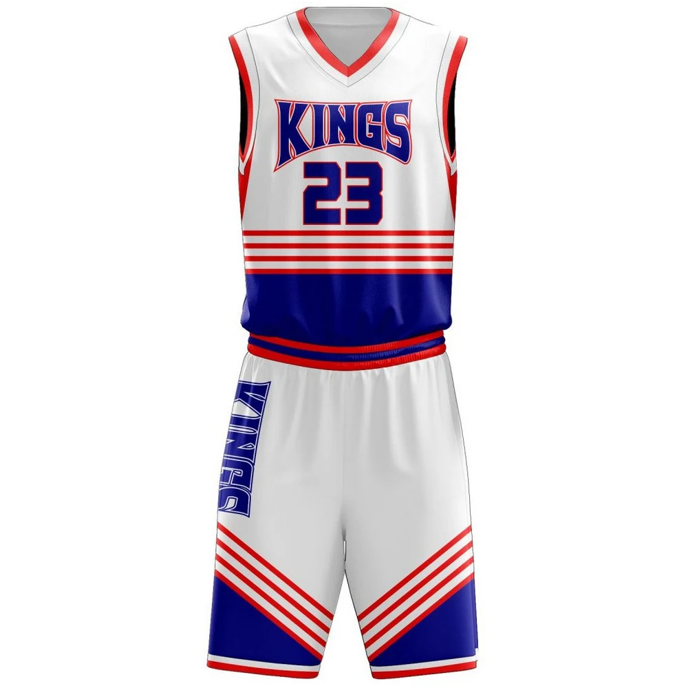 Hot sale cheap reversible basketball jersey uniform with numbers top selling stitched basketball uniforms kit set