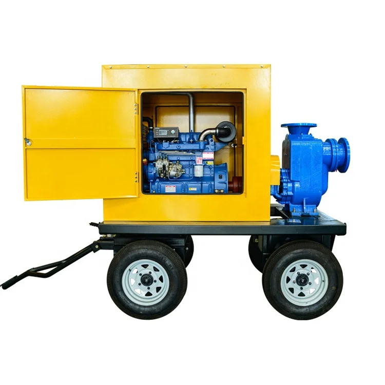 High quality Agriculture water 7.5 hp water pump Mobile Diesel engine irrigation water pump for orchard nursery