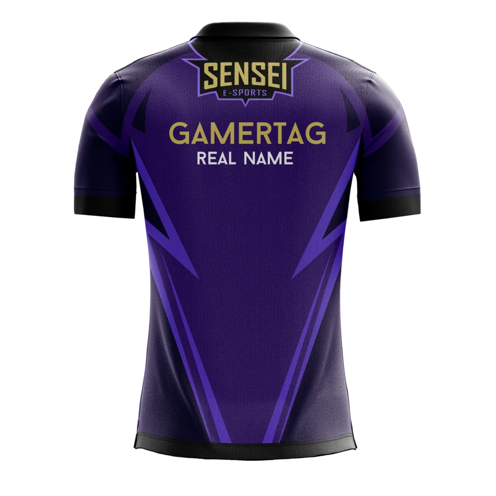 Never Fading Colors Custom Made Esports Jersey Best Quality Sublimation Gaming Jersey