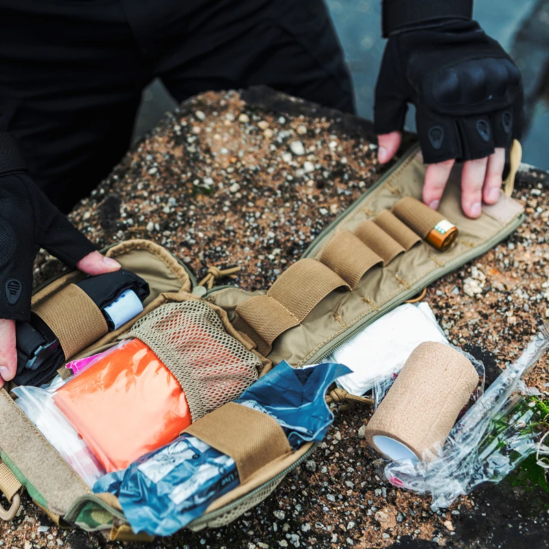 На открытом воздухе Семейные прогулки прогулочные для ежедневного использования, инструменты для выживания для дикой природы медицина нейлоновая сумка первой помощи