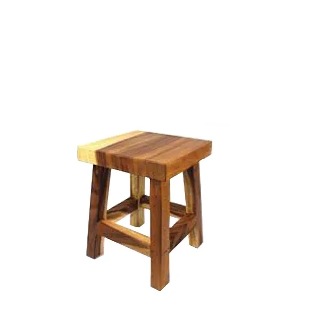 Suar timber wood slabs bar stool