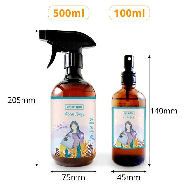 Custom Parfum Maison Spray | 100ml Fabric Spray Bottle | Personalized Home Fragrance Solution