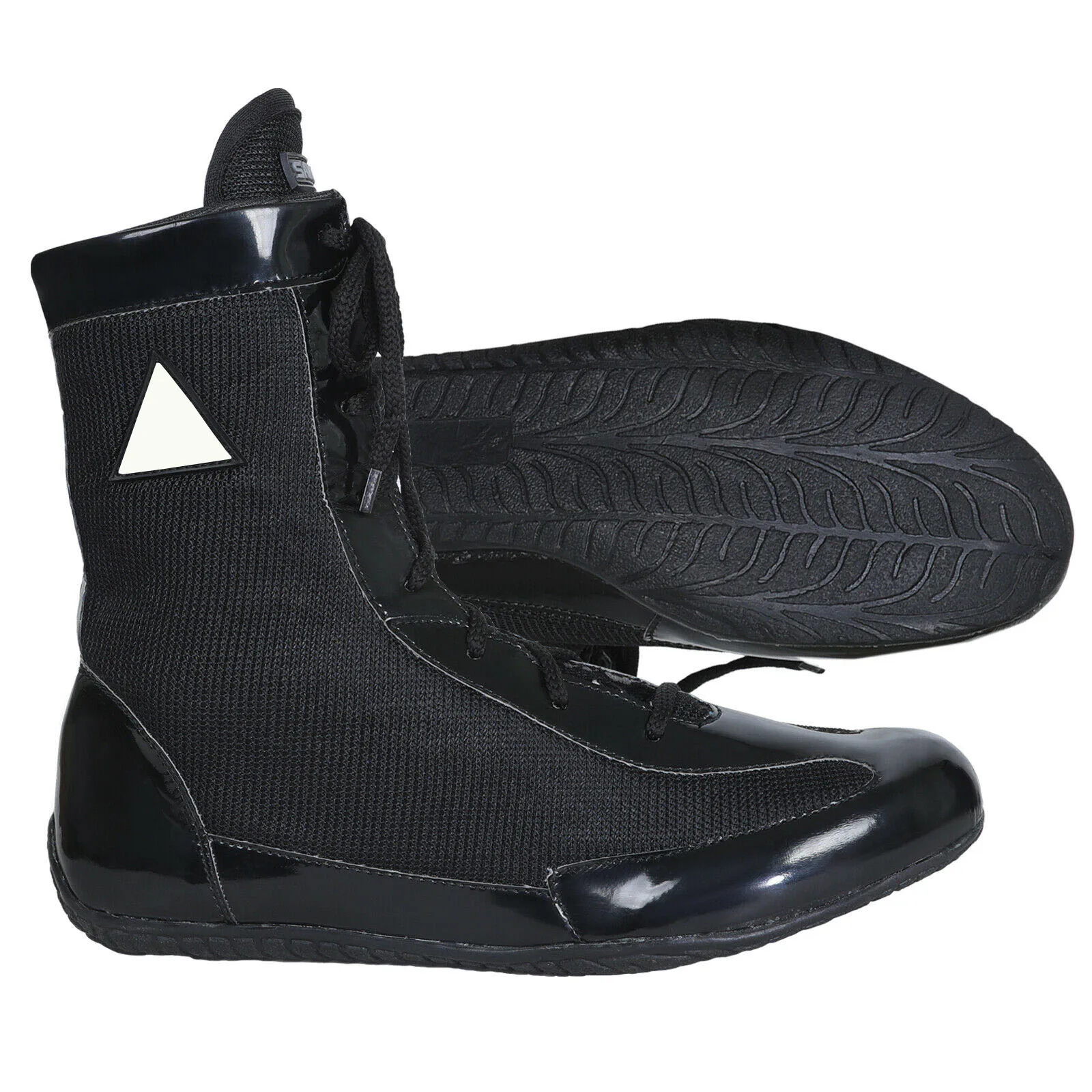 
New Wrestling Kick Boxing Black shoe Manufacturers Custom Professional Leather Boots 