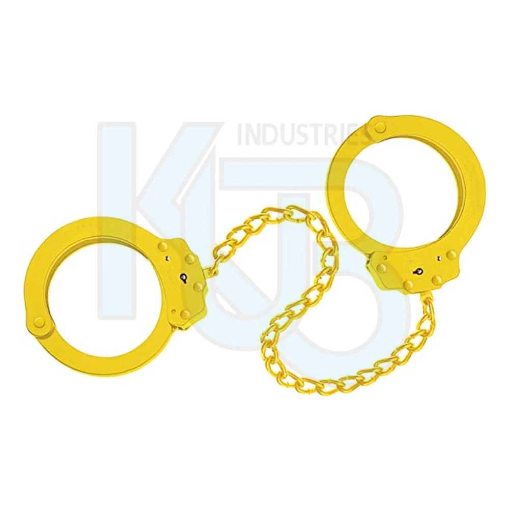 
High Quality Carbon Steel Police Handcuffs Folding Metal Handcuffs 