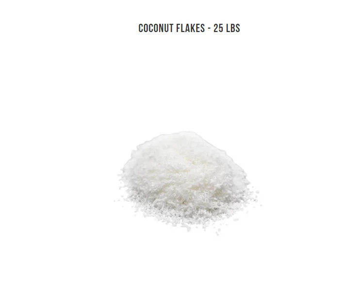 
Raw Organic Coconut Flakes - 25 lbs 