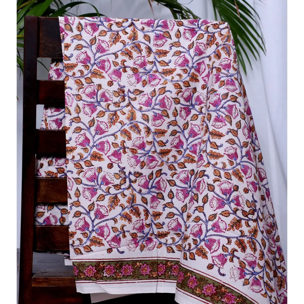 Hand Block Print Sewing Fabric By Yard 100% Cotton Dress Making Running Material Indian Home Furnishing Fabric