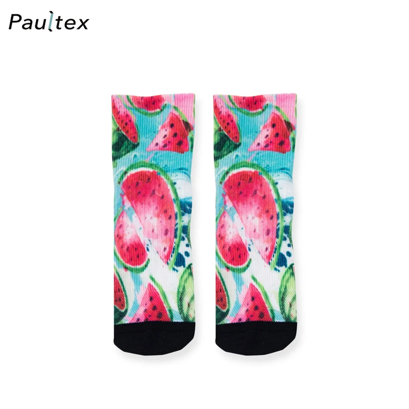 OEM Halloween Pumpkin Colorful Fun Happy Socks for Kids