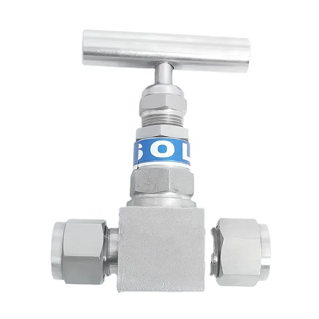 
Union Bonnet Needle Valve With Double Ferrules High Temperature Stainless Steel 