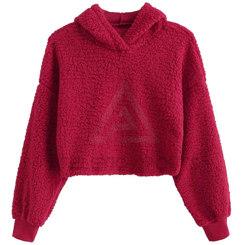 
Hoodies for Women Workout Crop Top Hoodie Hooded Pullover Sweatshirt 