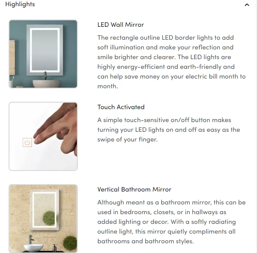 bathroom mirror with led light led light mirror mirror bath trending products