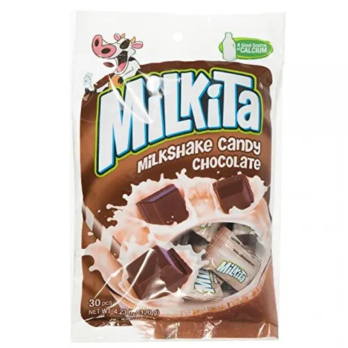 Milkita Candy Bag (Assorted, Strawberry, Melon, Milk, Coklat) 20x120 gr