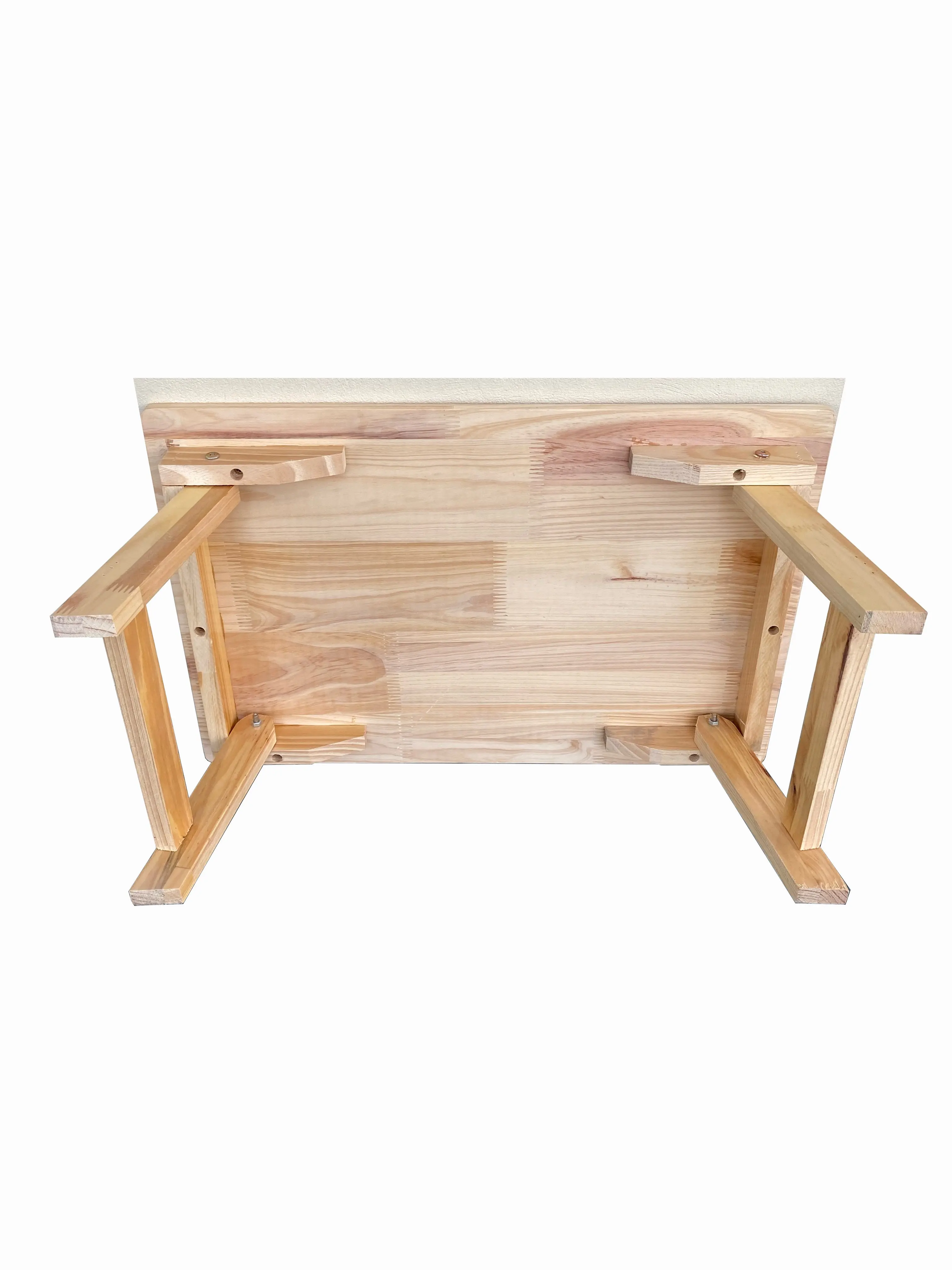 Kids Wooden Table Student of Vietnamese acacia wood environmentally friendly foldable easy