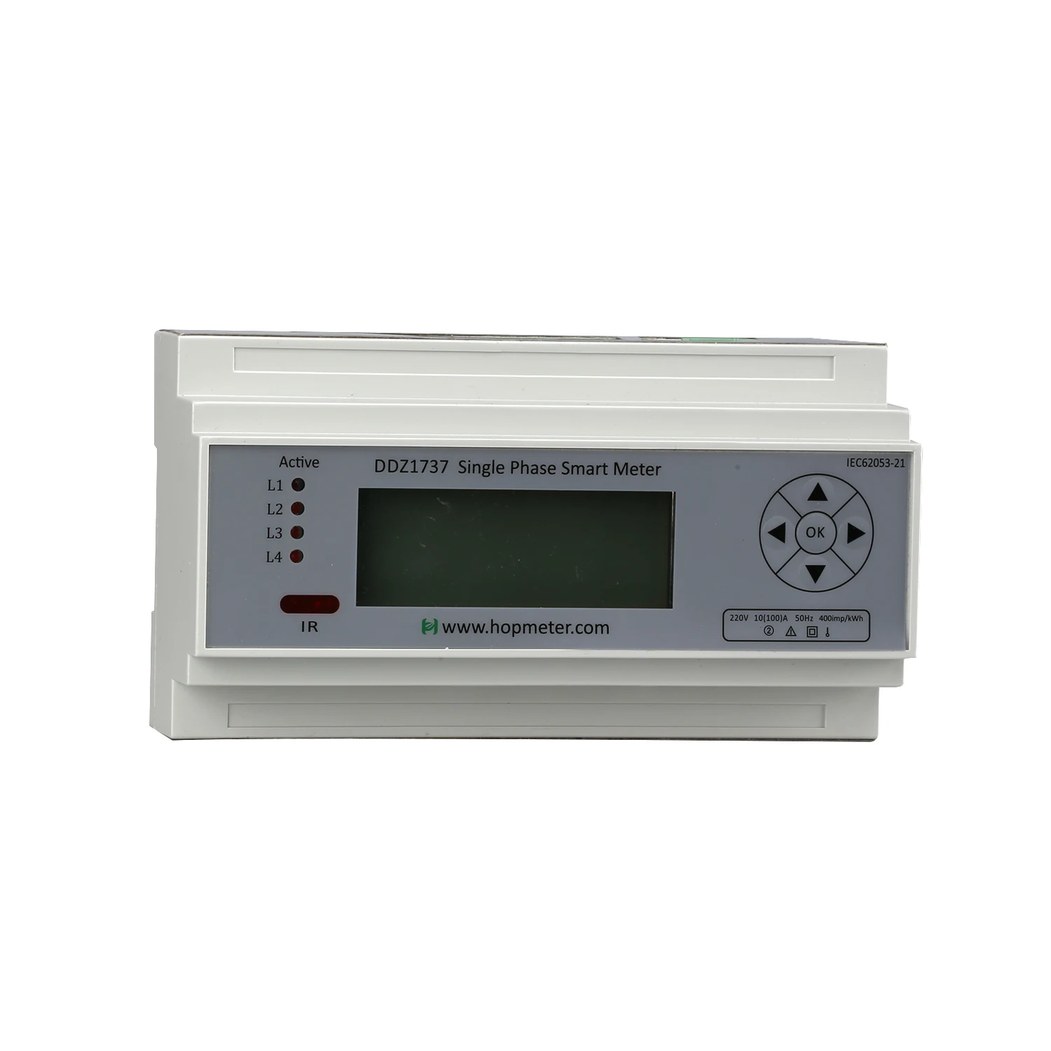 Hop wholesale single phase dc kw power supply Modbus gprs 3g/4g smart electricity meter wifi with RS485 port digital only