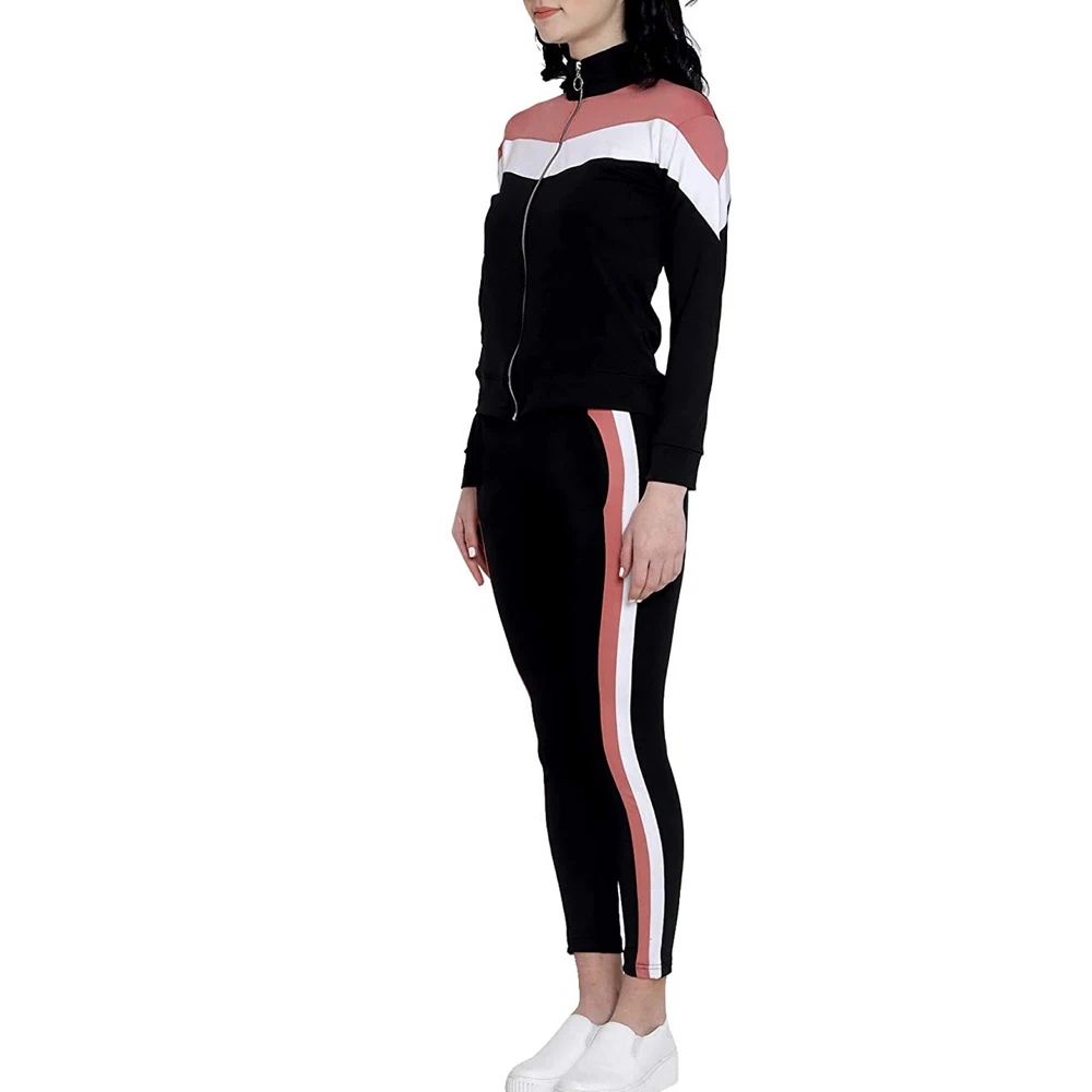 Comfortable Wholesale Women Jogging Training Wear Tracksuits For Ladies Workout Fitness Wear Winter Tracksuits