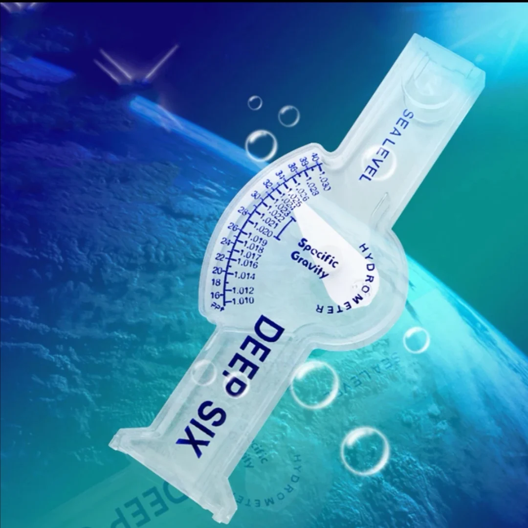 
Accurate Hydrometer Salinity Meter For Aquarium Fish Tank Marine Sea Saltwater 