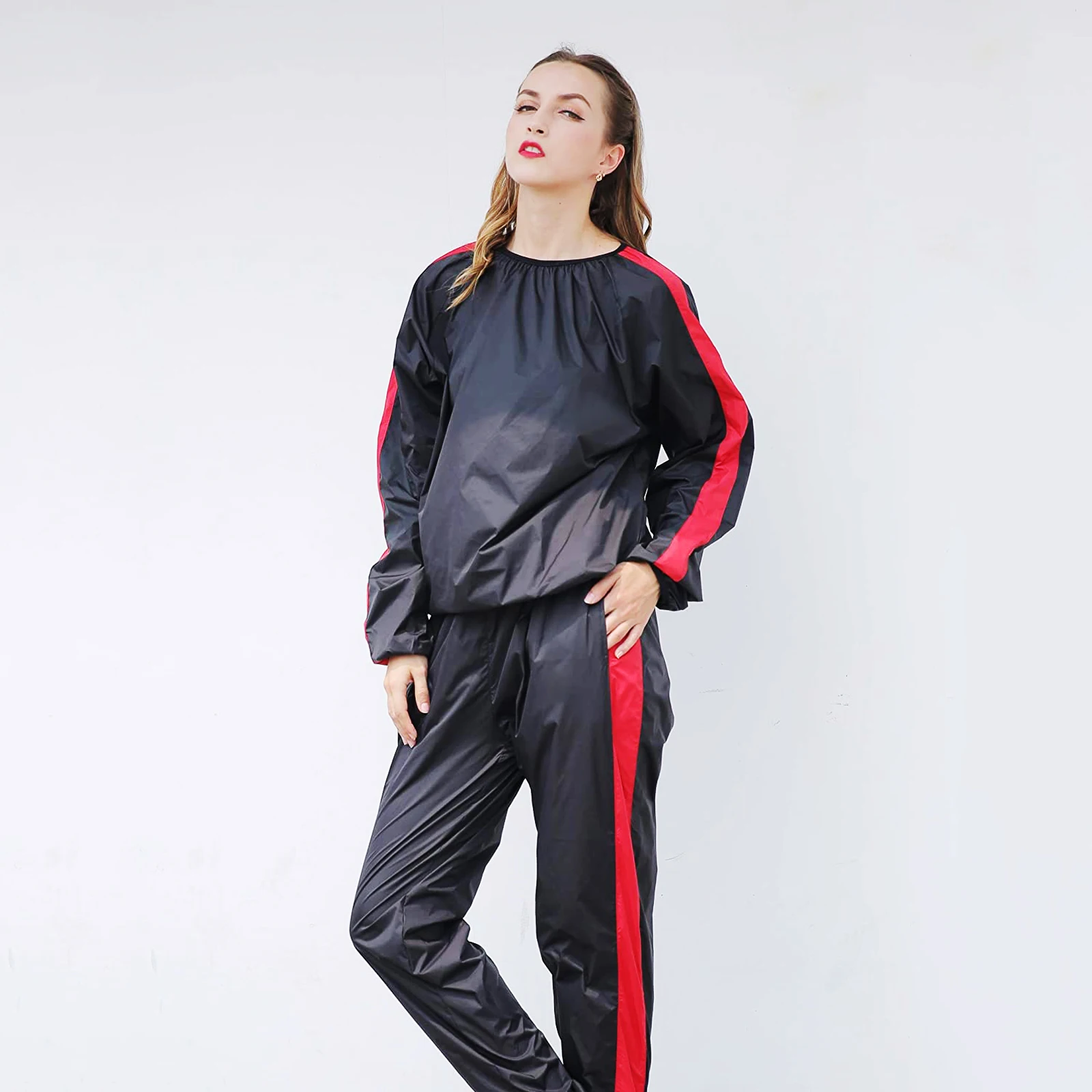  Wholesale High Quality Body Fitness PVC Sauna Suit For Lose Weight Sports
