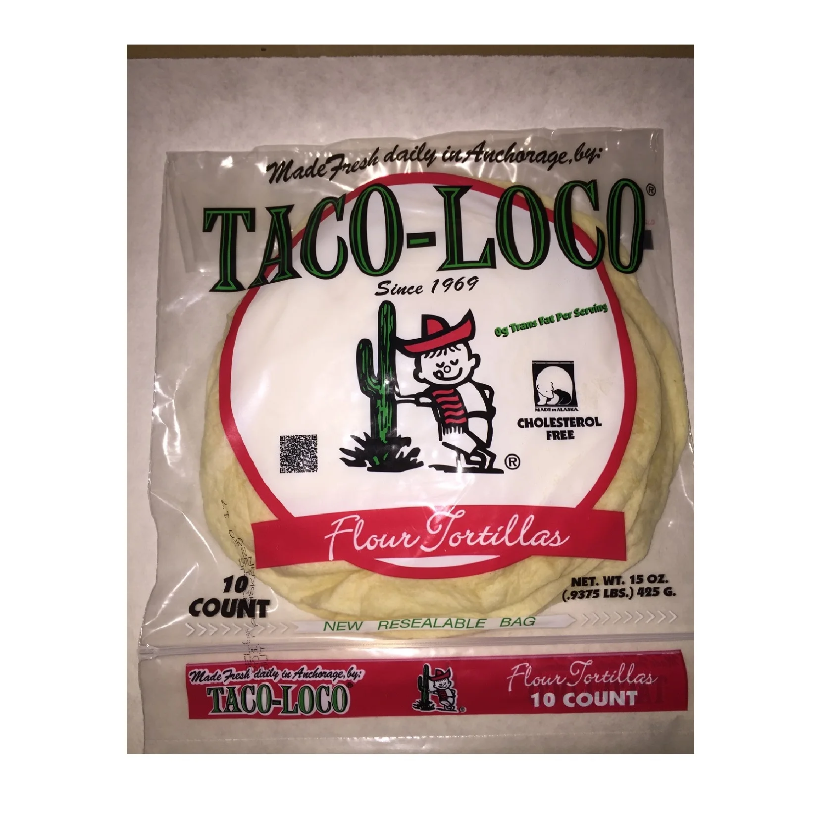 Самая популярная Милая Мука Taco Loco 8 дюймов Tortillas номер модели