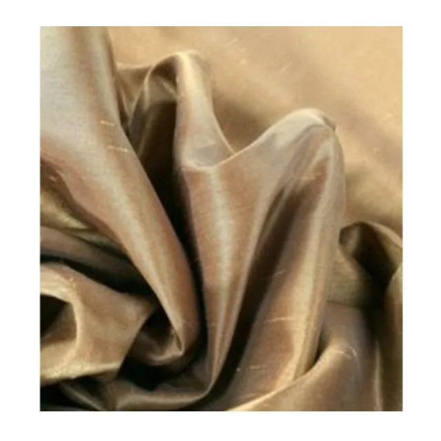 Серебряный шелк Дюпон Ткань