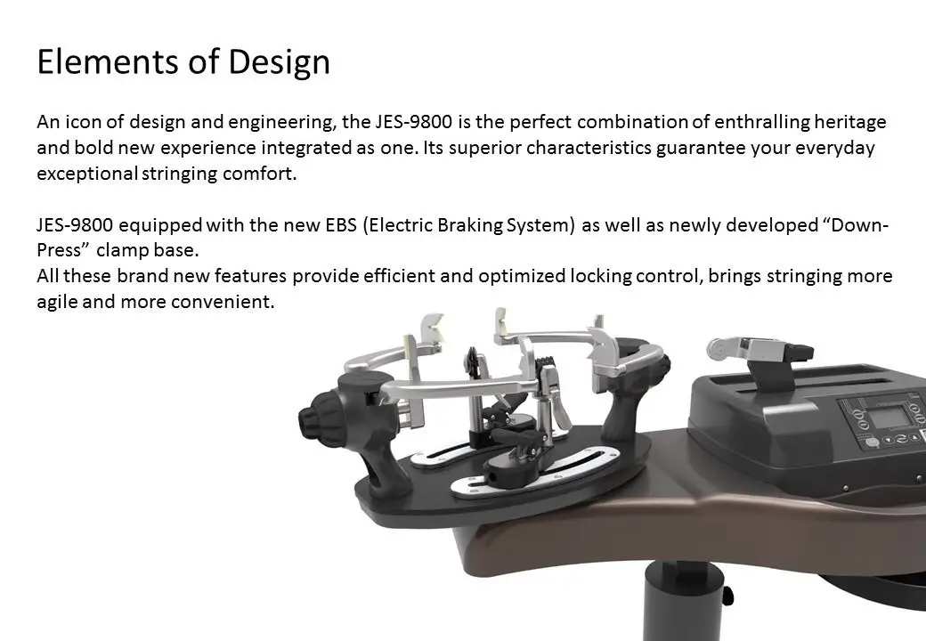 tennis stringing machine made with aluminum alloy