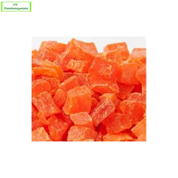 Lowest Price Highest Quality Sweet and Dried Frozen Dried Papaya Dices for Universal Buyers
