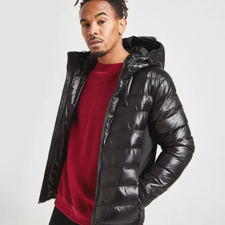 Puffer Jacket for Men Heavy Weight Black Puffer Jacket with custom Logo at wholesale price Puffer Jacket