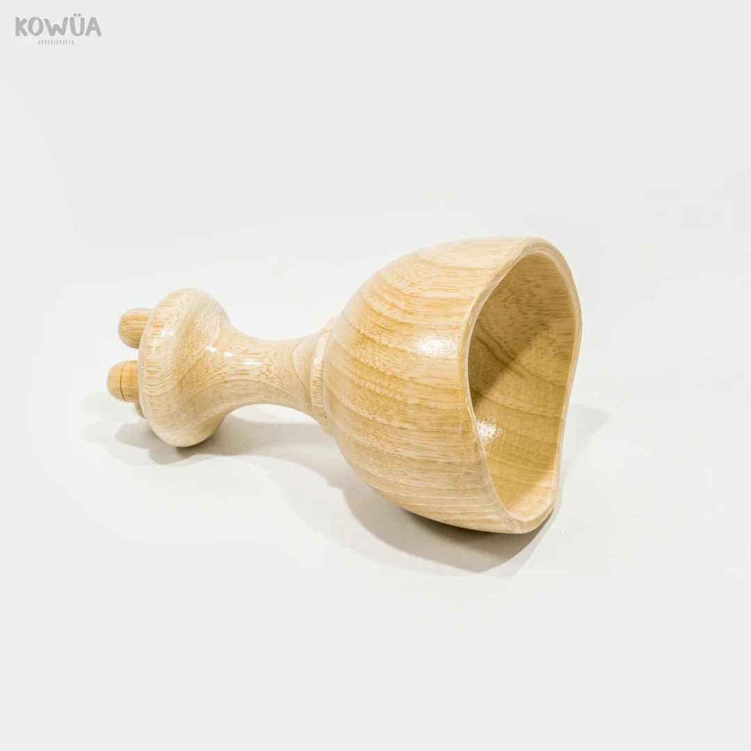 Measuring cups with wooden handle, Wood therapy cupping, Wood cupping set