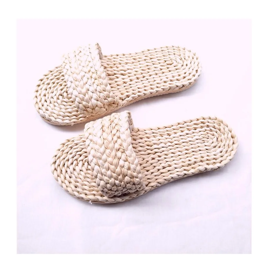 Ручная работа водный гиацинт растительные волоконные тапочки оптовая цена модная обувь подарок // Ms Kathy + 84813366387