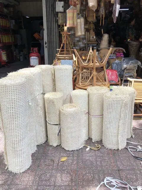 PREMIUM NATURAL RATTAN CANE WEBBING/ RATTAN WEBBING ROLL FROM VIET NAM BEST SELLER 2021