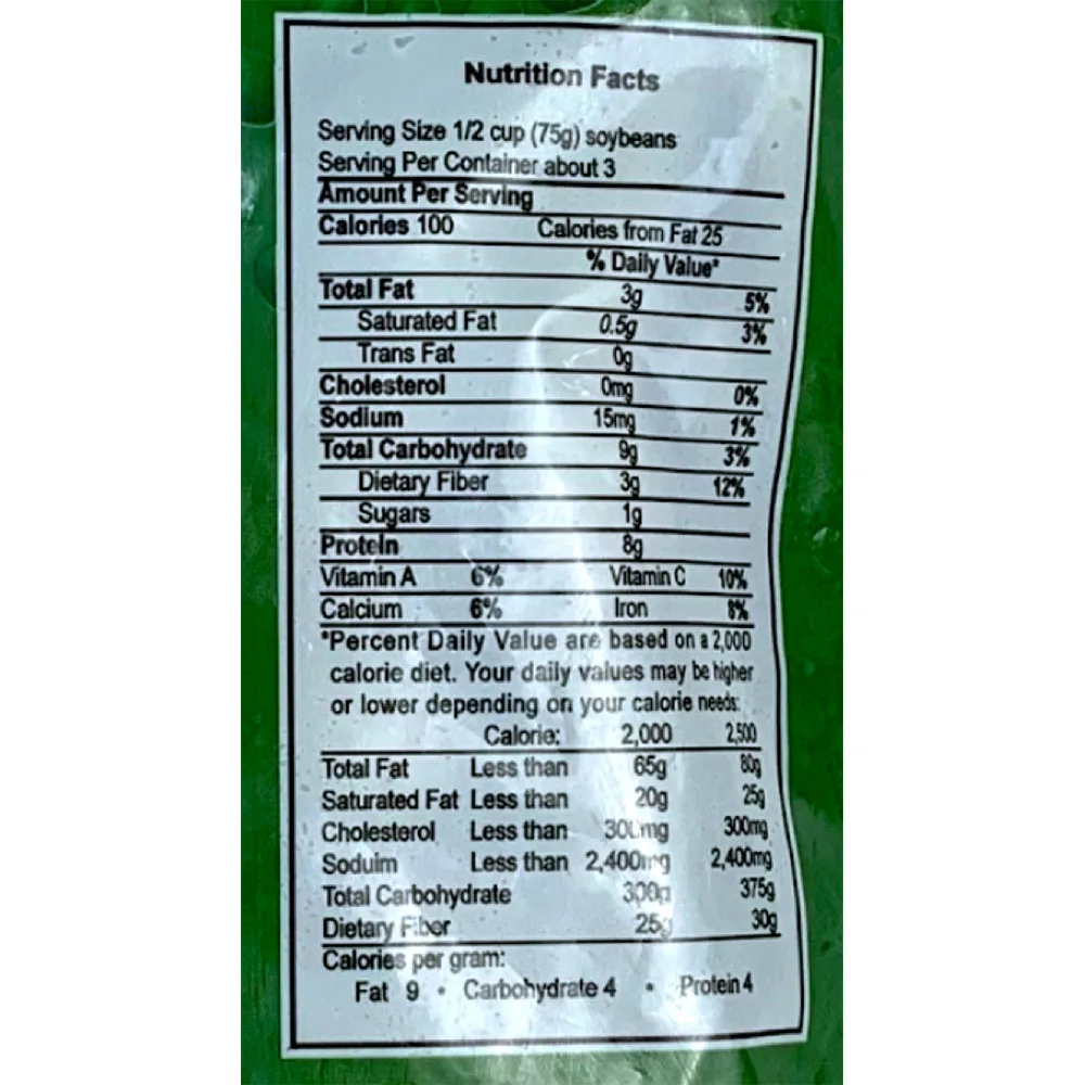 
edamame beans green soybean frozen soybean /sushi edamame 