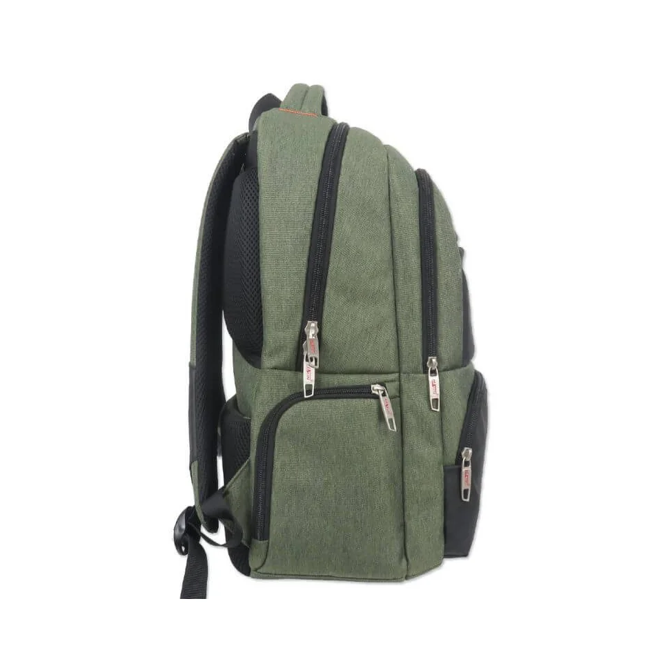 Zipper Closure Vietnam Origin Computer Interlayer Resin Mesh Unisex Polyester Business Laptop Backpack