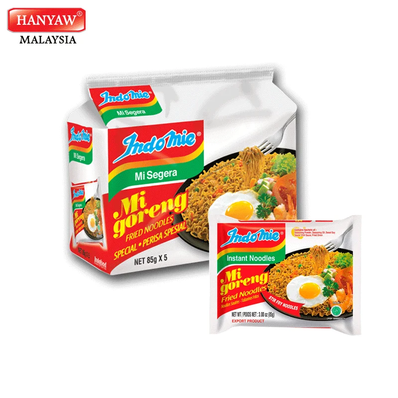 [Малайзия] Быстрая доставка + Halal сертифицированная Лапша для быстрого приготовления Mi горенка (8 шт. X 5 85
