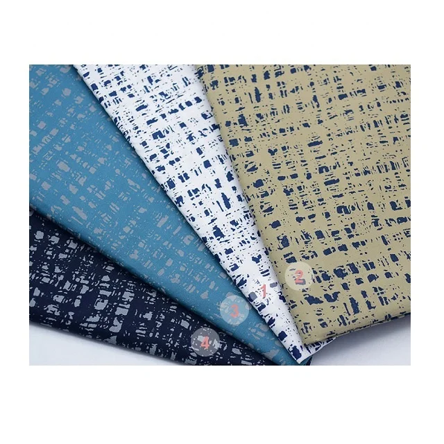 Unique Patch Printed Customized Color 100% Cotton Twill Fabric