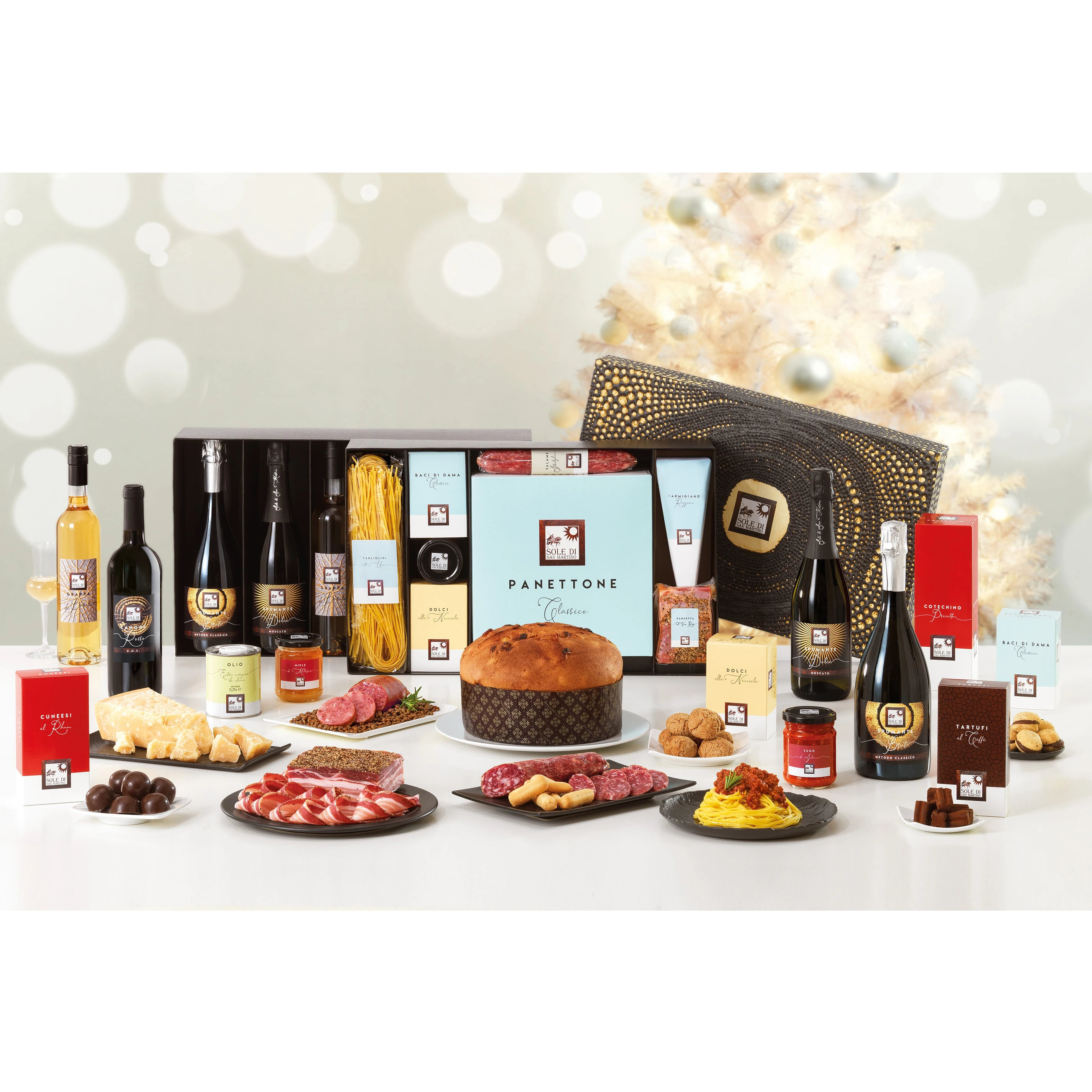 Food & beverage Italian PREMIUM Food & Wine bundle of products in giftbox KIT 18