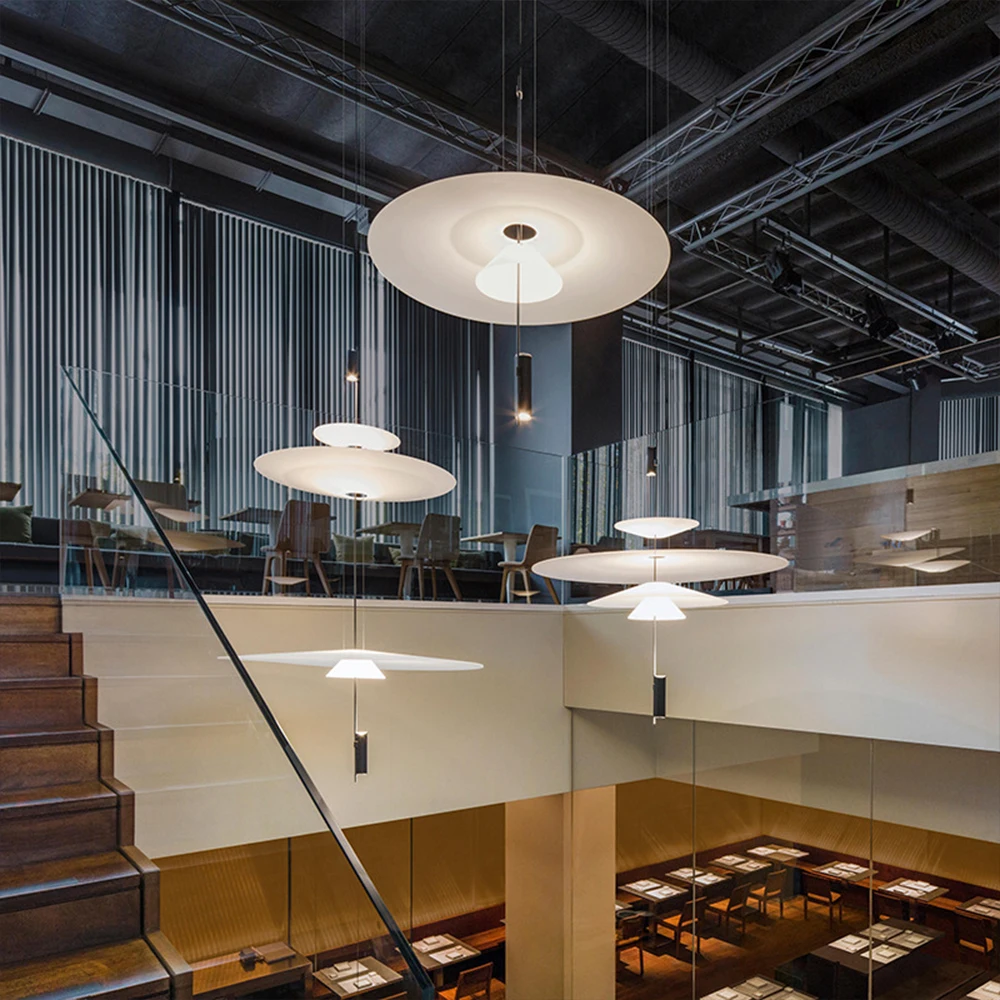 Multi-layer combination chandelier Nordic modern simple creative personality flying saucer chandelier