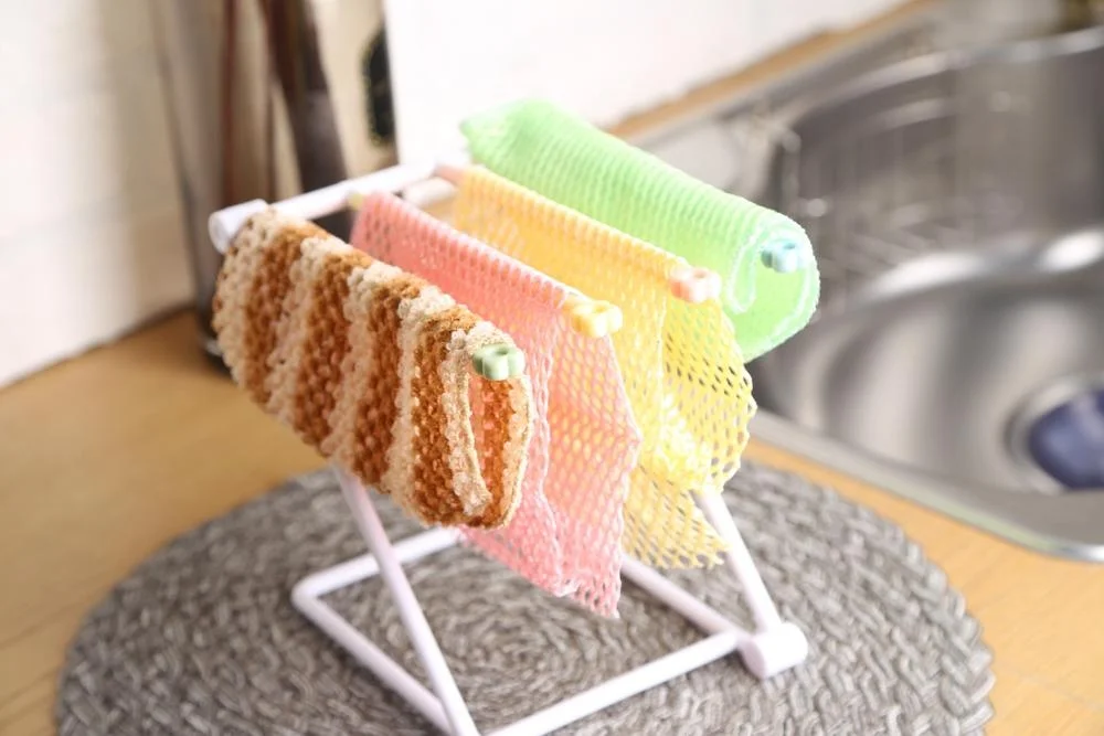Innovative Dish Washing Net Cloths Rapid Dry Scourer no odor Mesh Washing Cloths Kitchen Cleaning Cloths