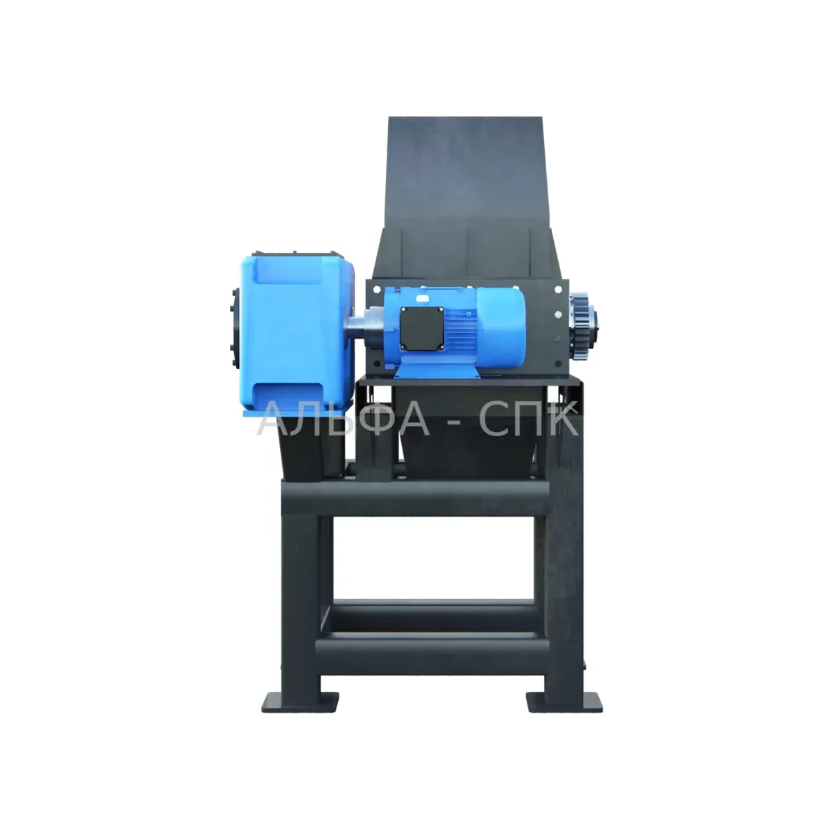Two-shaft industrial Shredder ATR/S 100 recycling for plastic rubber wood light scrap and other solid waste processing